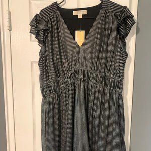 Cute Shimmer Black Dress